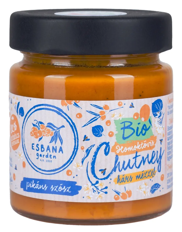 Bio homoktövis chutney hárs mézzel 190g
