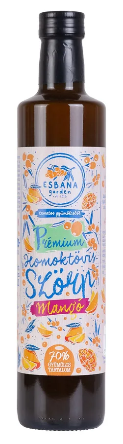 Prémium homoktövisszörp mangó 500 ml
